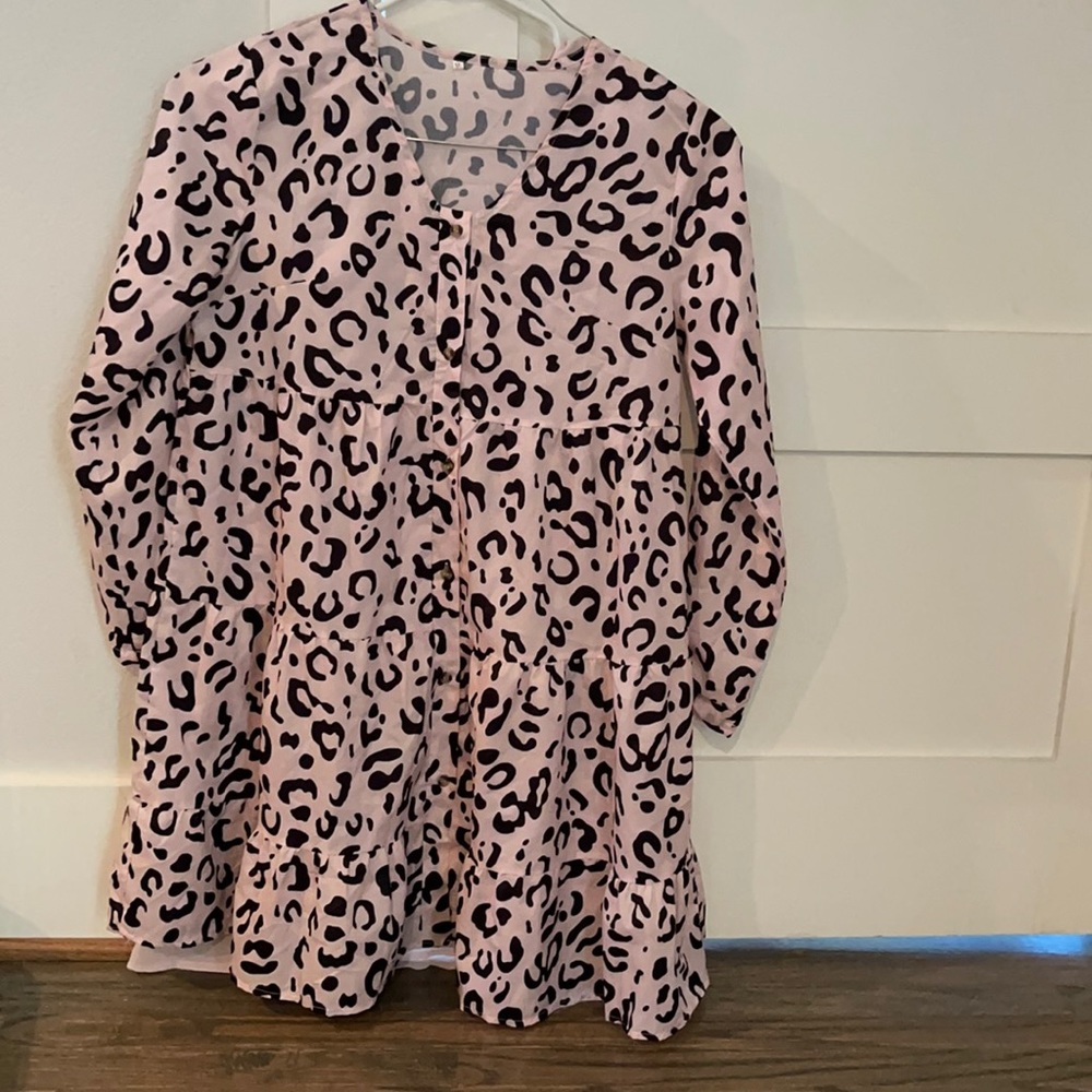 Tiered tunic dress, wore as maternity